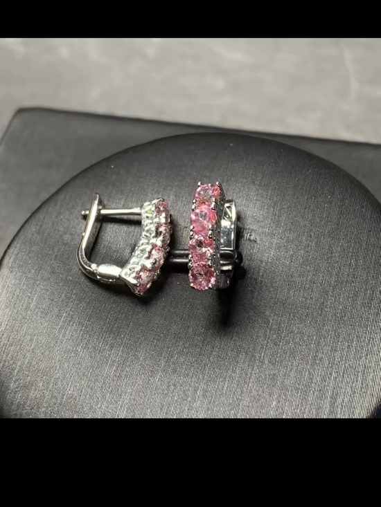 Jewelry - Natural Pink Topaz 925 Sterling Sl